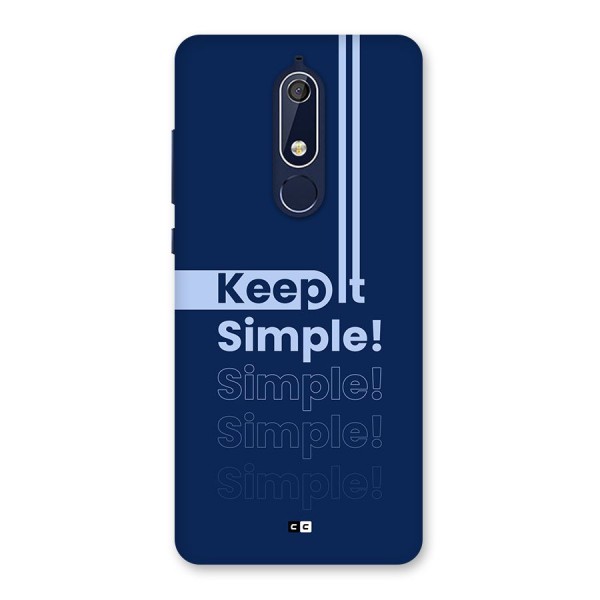 Keep It Simple Back Case for Nokia 5.1