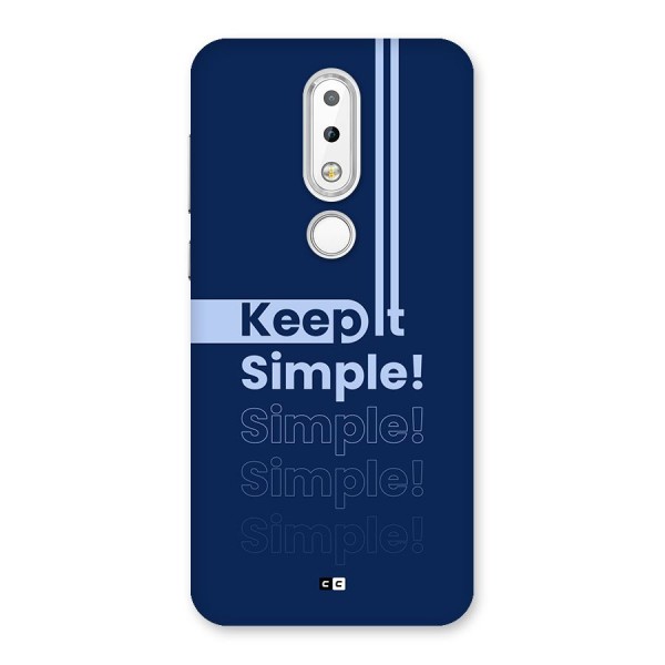 Keep It Simple Back Case for Nokia 6.1 Plus