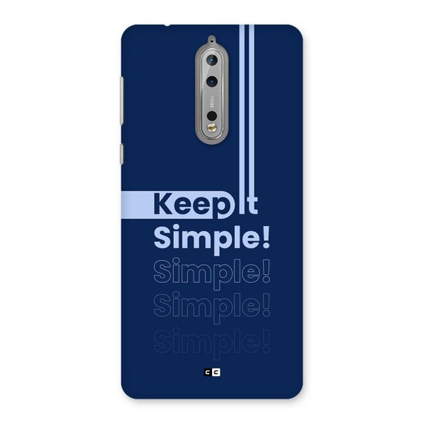 Keep It Simple Back Case for Nokia 8