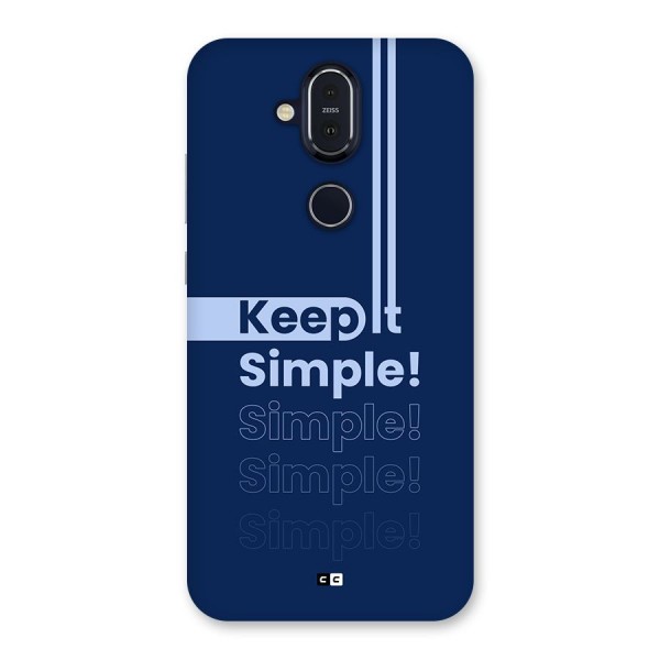 Keep It Simple Back Case for Nokia 8.1