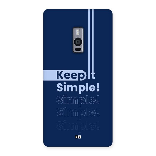 Keep It Simple Back Case for OnePlus 2