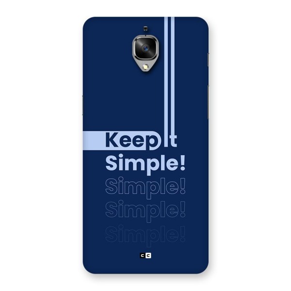 Keep It Simple Back Case for OnePlus 3T