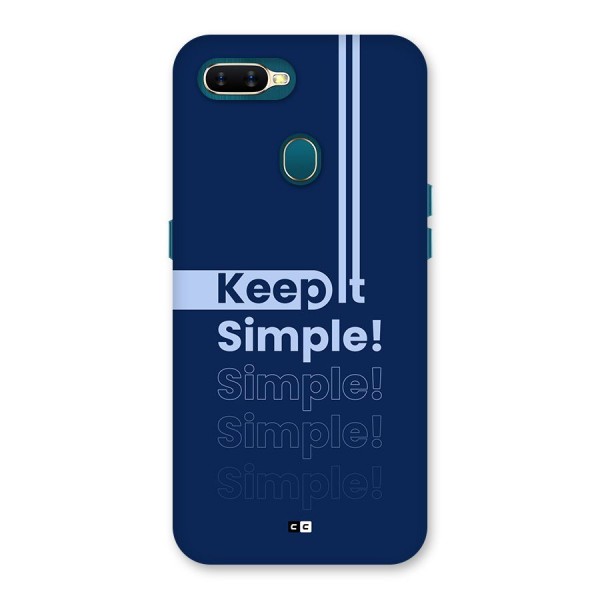 Keep It Simple Back Case for Oppo A11k