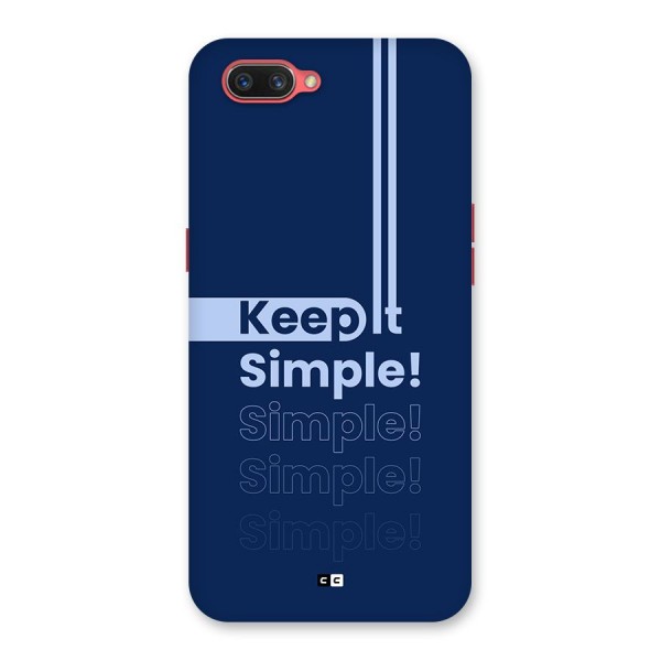 Keep It Simple Back Case for Oppo A3s