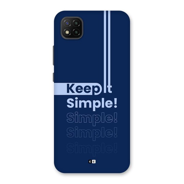 Keep It Simple Back Case for Poco C3