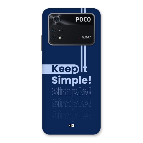 Keep It Simple Back Case for Poco M4 Pro 4G