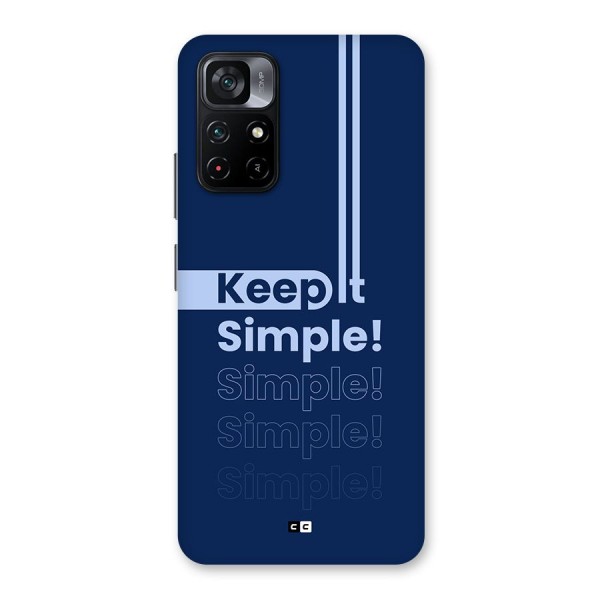 Keep It Simple Back Case for Poco M4 Pro 5G