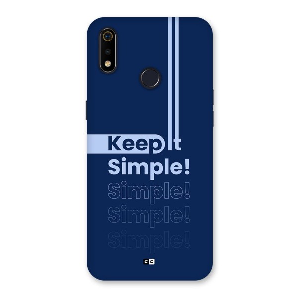 Keep It Simple Back Case for Realme 3i