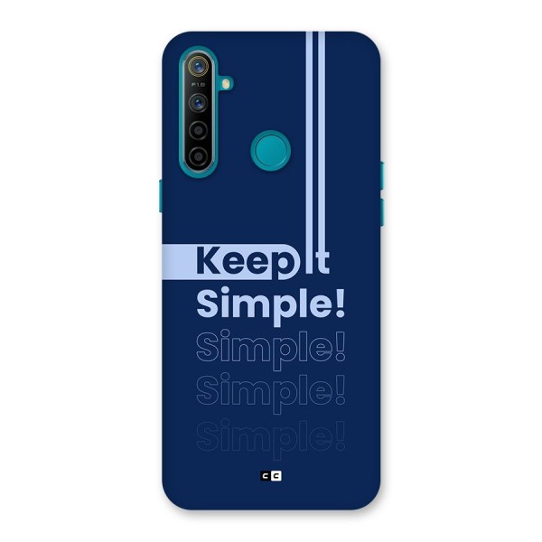 Keep It Simple Back Case for Realme 5i