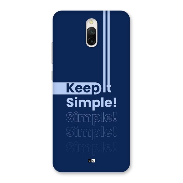 Keep It Simple Back Case for Redmi 8A Dual