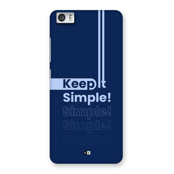 Keep It Simple Back Case for Redmi Mi 5