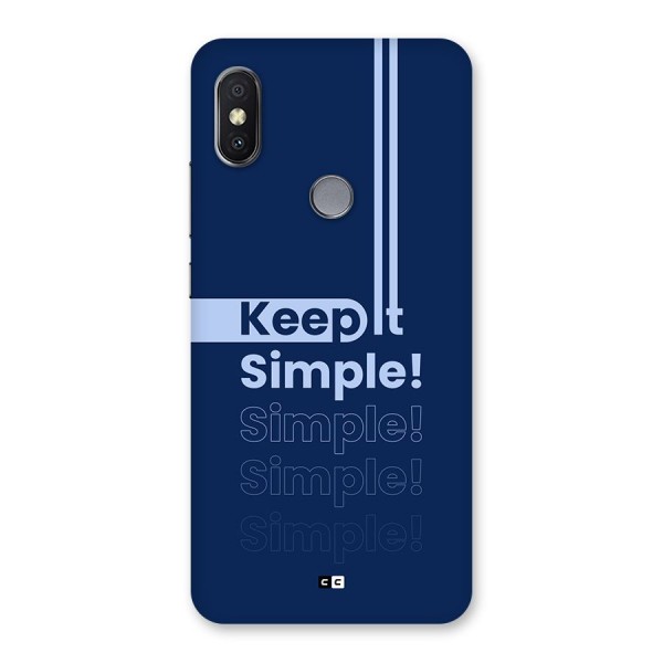 Keep It Simple Back Case for Redmi Y2