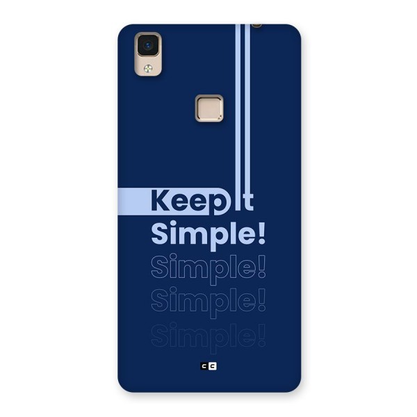 Keep It Simple Back Case for V3 Max