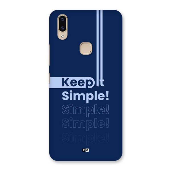 Keep It Simple Back Case for Vivo V9