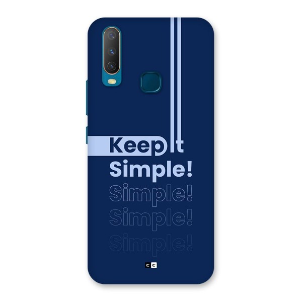 Keep It Simple Back Case for Vivo Y11