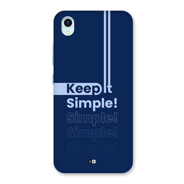 Keep It Simple Back Case for Vivo Y1s