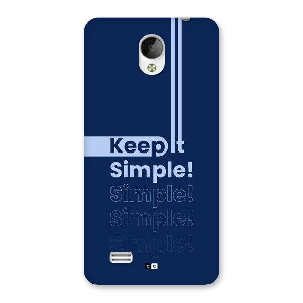 Keep It Simple Back Case for Vivo Y21