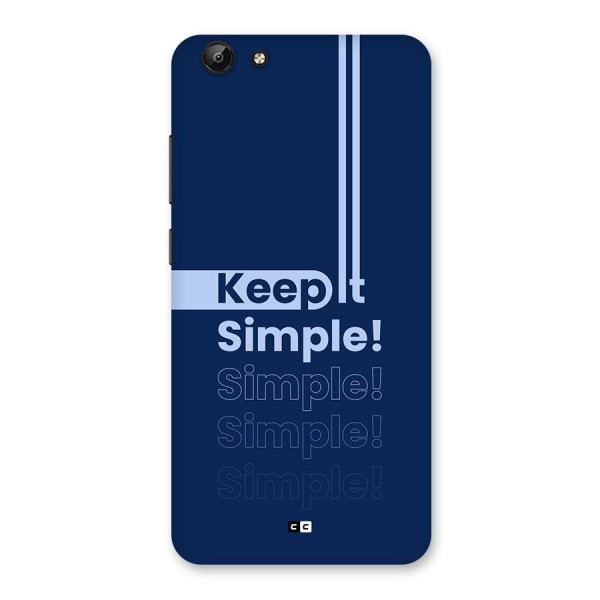 Keep It Simple Back Case for Vivo Y69