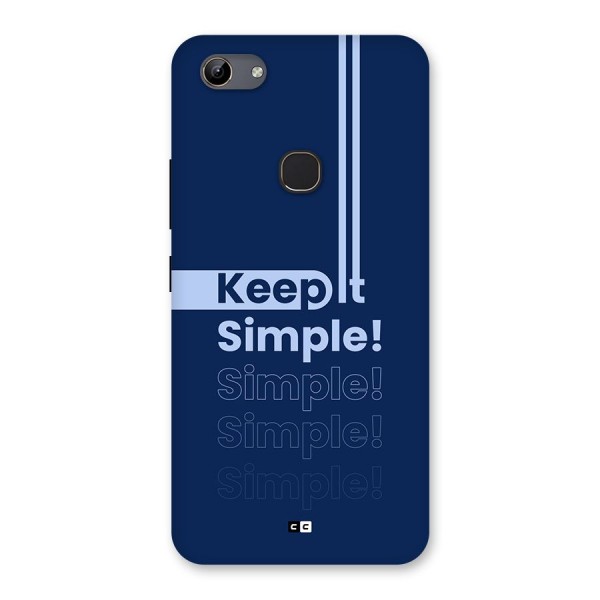 Keep It Simple Back Case for Vivo Y81