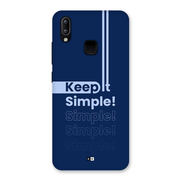 Keep It Simple Back Case for Vivo Y95