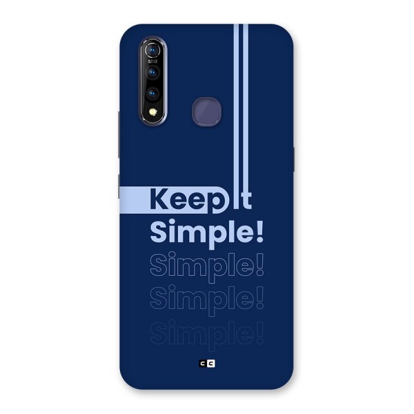 Keep It Simple Back Case for Vivo Z1 Pro