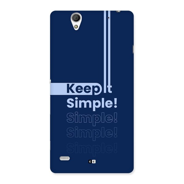 Keep It Simple Back Case for Xperia C4