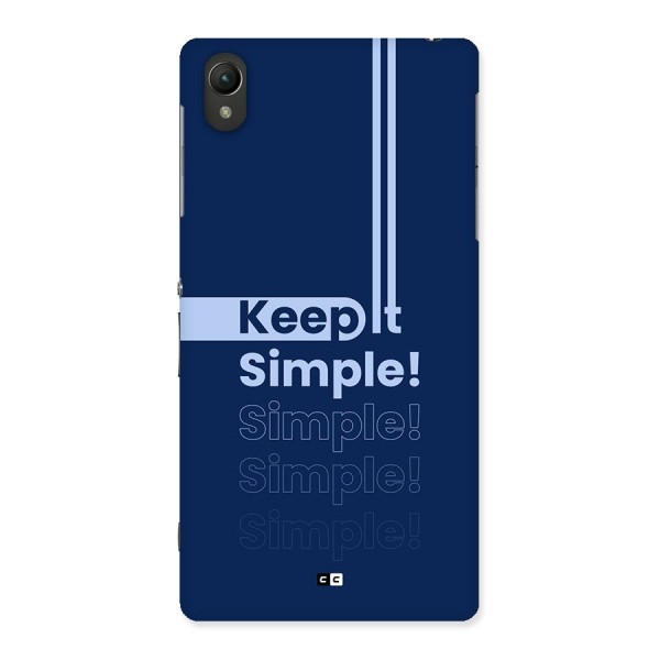 Keep It Simple Back Case for Xperia Z2