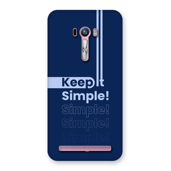 Keep It Simple Back Case for Zenfone Selfie