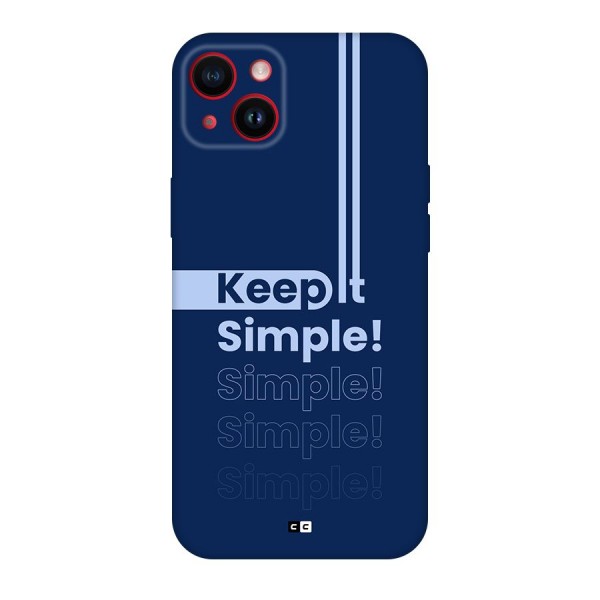 Keep It Simple Back Case for iPhone 14 Plus