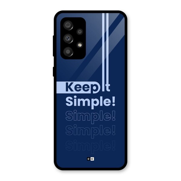 Keep It Simple Glass Back Case for Galaxy A32