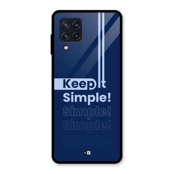 Keep It Simple Glass Back Case for Galaxy M32