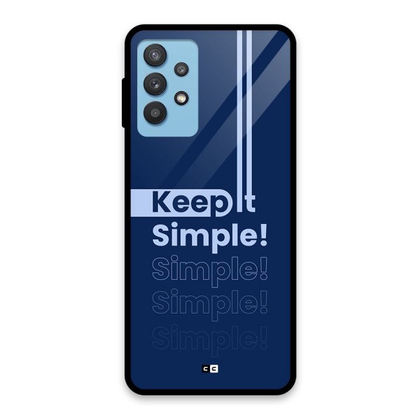 Keep It Simple Glass Back Case for Galaxy M32 5G