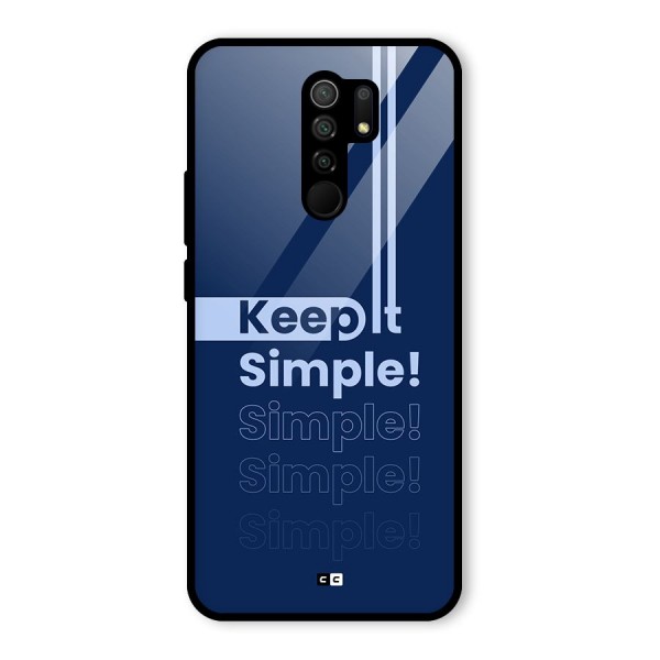 Keep It Simple Glass Back Case for Poco M2