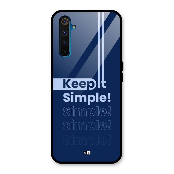 Keep It Simple Glass Back Case for Realme 6 Pro