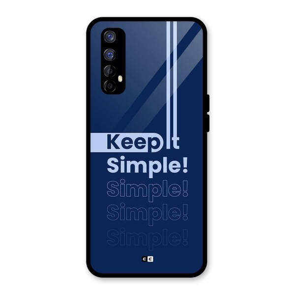 Keep It Simple Glass Back Case for Realme 7