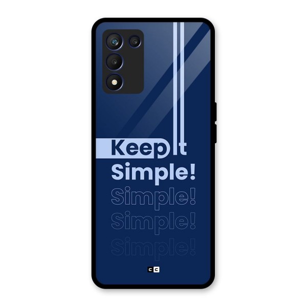 Keep It Simple Glass Back Case for Realme 9 5G Speed