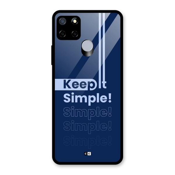 Keep It Simple Glass Back Case for Realme C12