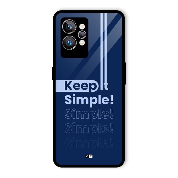 Keep It Simple Glass Back Case for Realme GT2 Pro