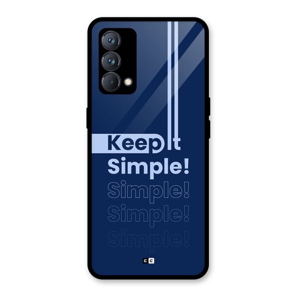 Keep It Simple Glass Back Case for Realme GT Master Edition