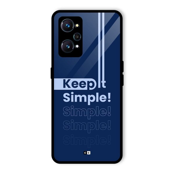 Keep It Simple Glass Back Case for Realme GT Neo2