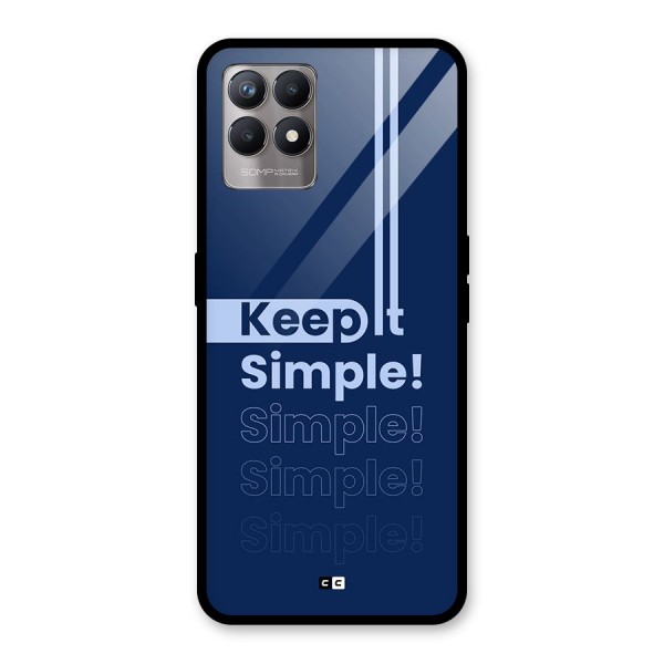 Keep It Simple Glass Back Case for Realme Narzo 50