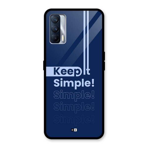 Keep It Simple Glass Back Case for Realme X7