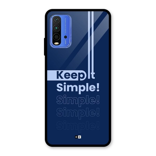 Keep It Simple Glass Back Case for Redmi 9 Power