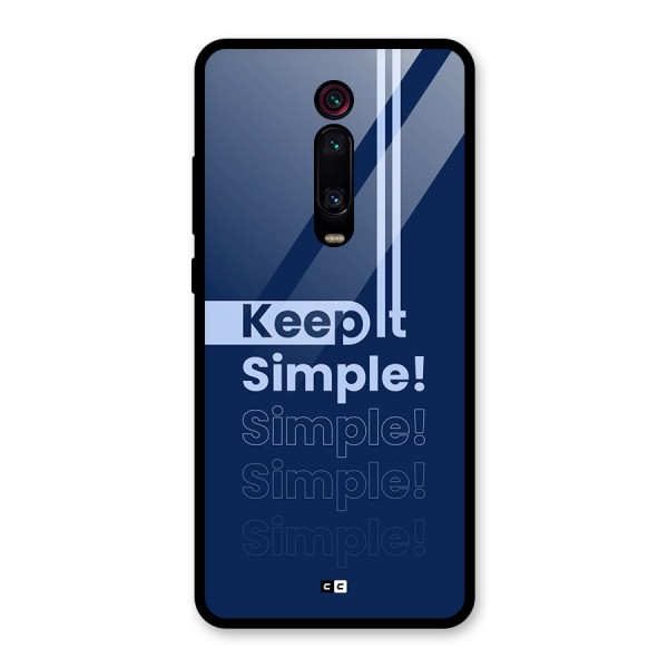 Keep It Simple Glass Back Case for Redmi K20