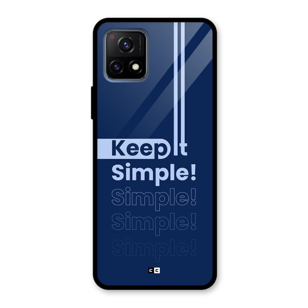 Keep It Simple Glass Back Case for Vivo Y72 5G