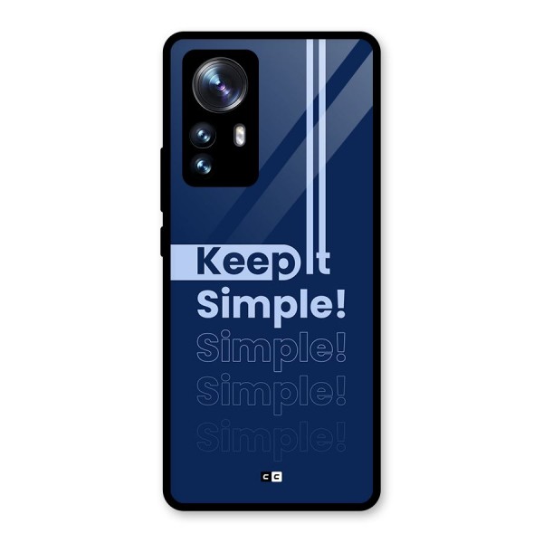 Keep It Simple Glass Back Case for Xiaomi 12 Pro