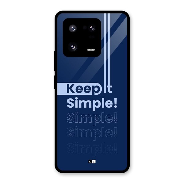 Keep It Simple Glass Back Case for Xiaomi 13 Pro