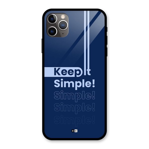 Keep It Simple Glass Back Case for iPhone 11 Pro Max