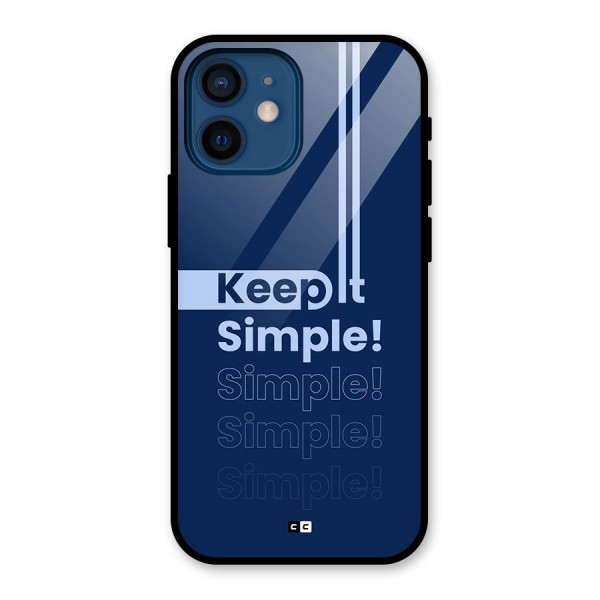 Keep It Simple Glass Back Case for iPhone 12 Mini