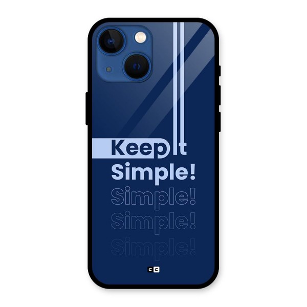 Keep It Simple Glass Back Case for iPhone 13 Mini